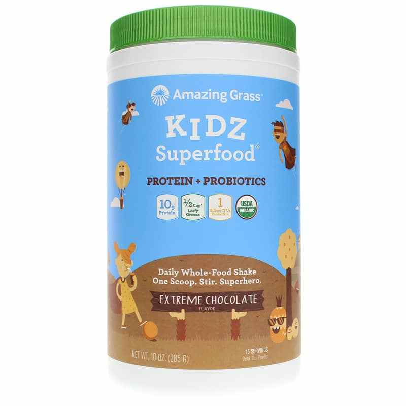 Kidz Superfood Protein + Probiotics, Amazing Grass